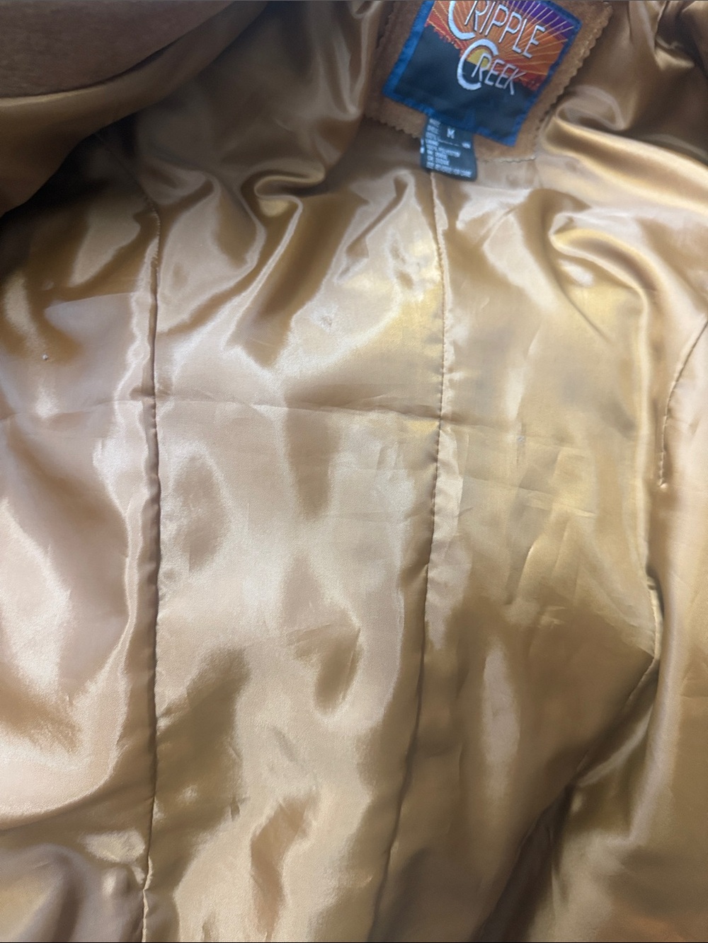 Vintage Cripple Creek Genuine Leather Suede Western Blazer Jacket Women’s M Brow - Picture 4 of 17